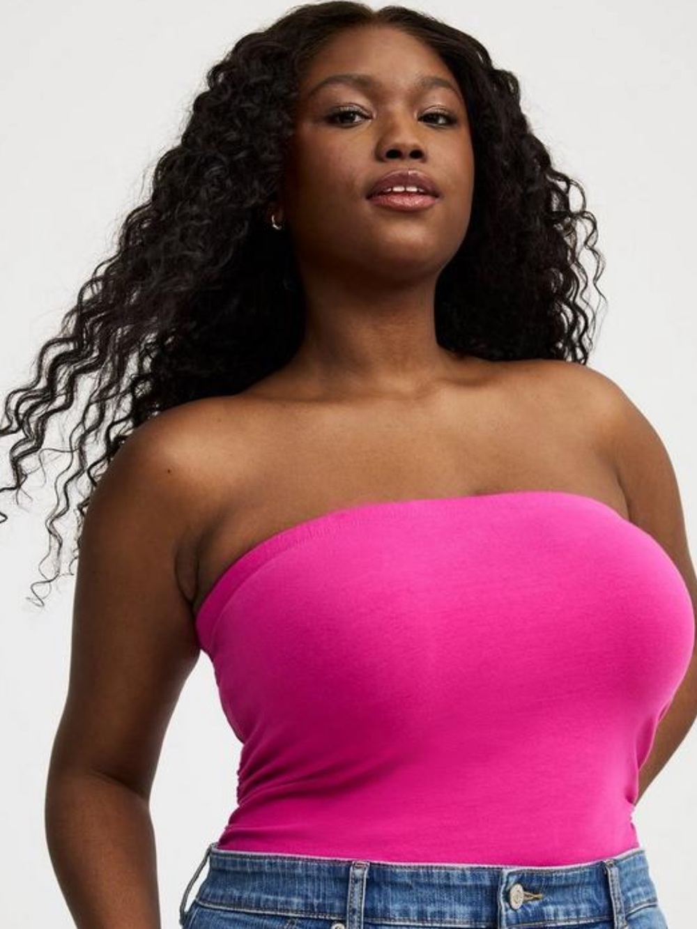 torrid Foxy Ruched Tube Top